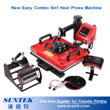 New Design Drawer Combo 5in1 Multi-Functional Heat Press for Sublimation Transfer